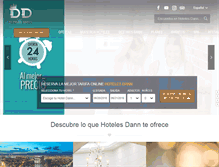 Tablet Screenshot of hotelesdann.com